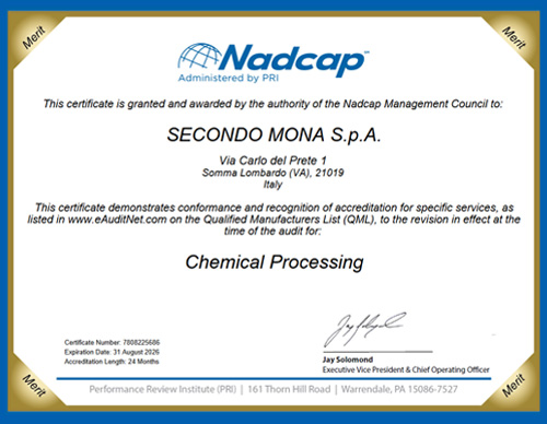 PRI NADCAP Accreditation